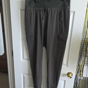 Athleta Gray Cargo Jogger Pants